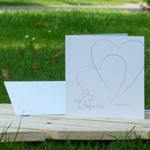 Trouwkaarten Rob & Jacqueline_Studio Spuk