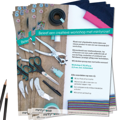 Flyers mintyrose door Studio Spuk