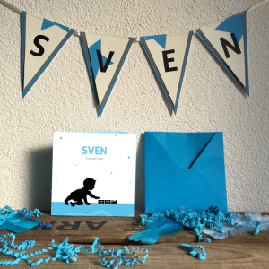 Geboortekaart Sven_Studio Spuk Geboortekaart Sven_Studio Spuk