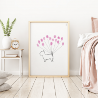 Cadeau illustratie hond Terrier Cadeau illustratie hond Terrier