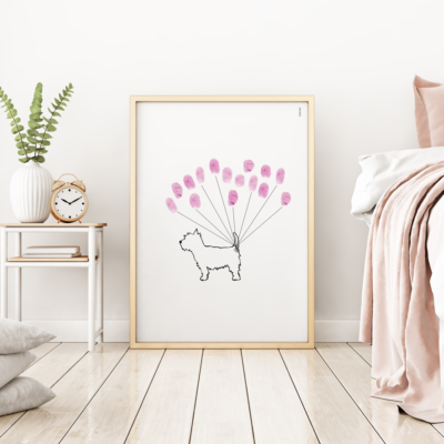 Cadeau illustratie hond Terrier Cadeau illustratie hond Terrier