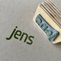 Naamstempel Jens Naamstempel Jens