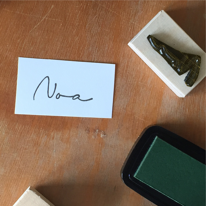 Naamstempel Noa