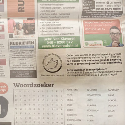 Stichting de Buitenkansen_Advertentie