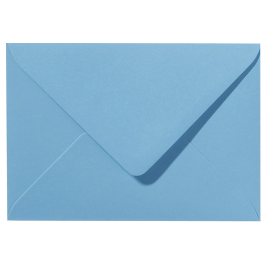 Kwaliteitsenvelop oceaan blauw lichtblauw babyblauw