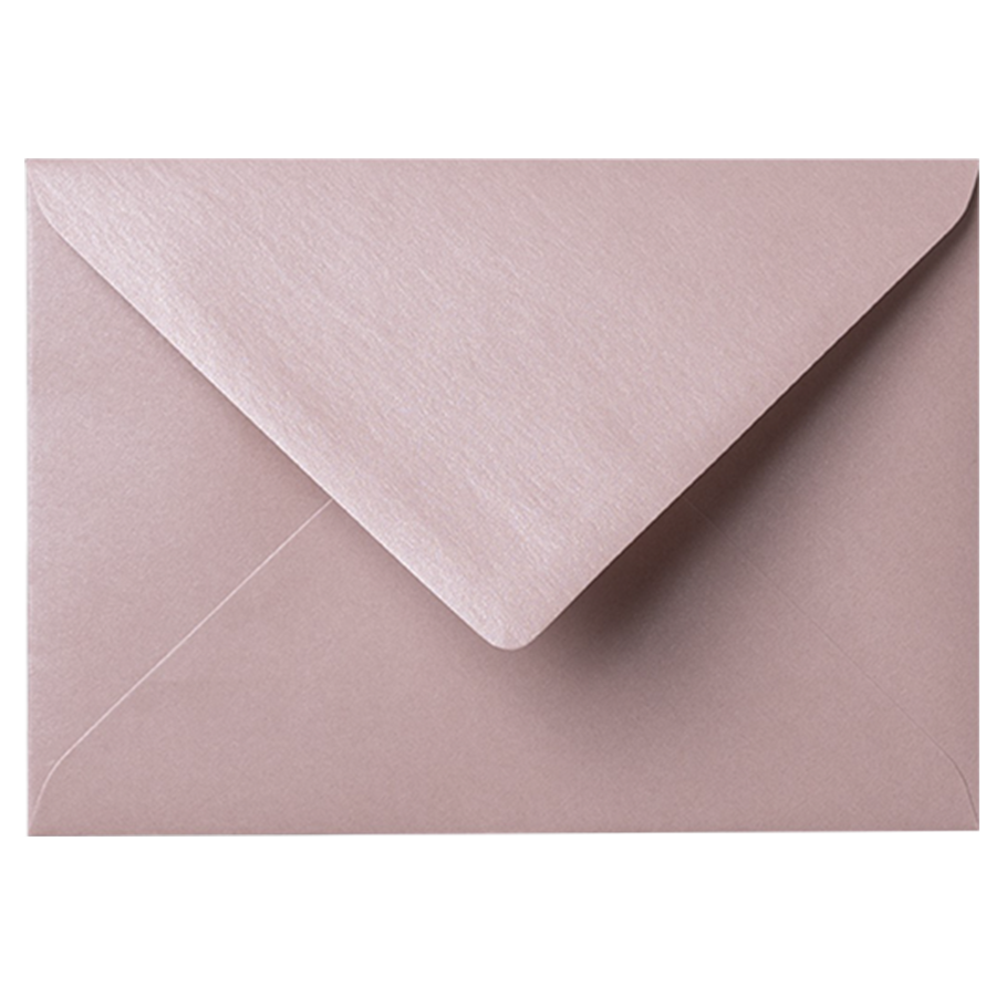 Kwaliteitsenvelop glitter metallic lichtrose roze